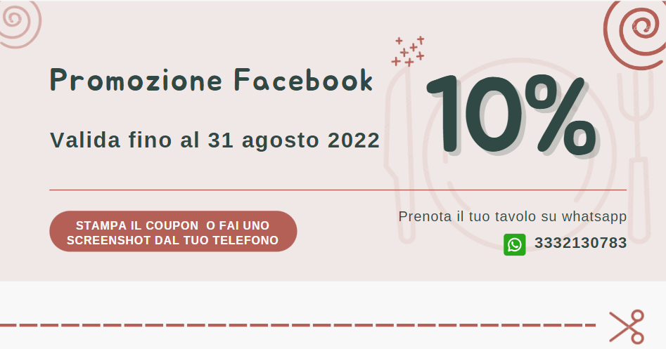 Sconto Facebook